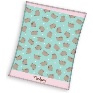 Mīksts pleds ar Pusheen kaķi 150x200 cm