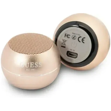 Guess Bluetooth skaļrunis GUWSALGED mini zelta
