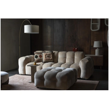 Sofa Hackman 3-Seater Velours Beige Zuiver, DUTCH 