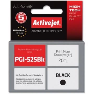 Activejet ACC-525BN Ink (replacement for Canon PGI