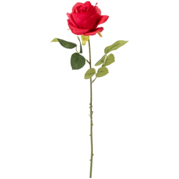 Mākslīgie ziedi, roze Domoletti, sarkana krās., 51