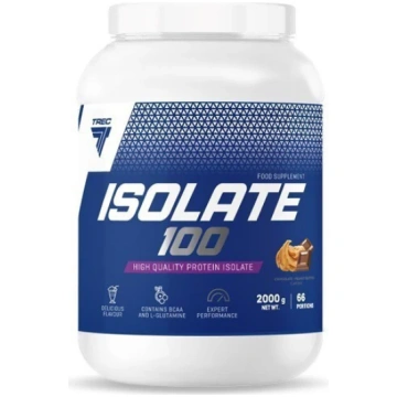 Trec Nutrition Isolate 100, šokolādes un zemesriek