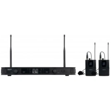 SISTEMA MICROFONICO WIRELESS UHF CONDOPPIO MICROFO