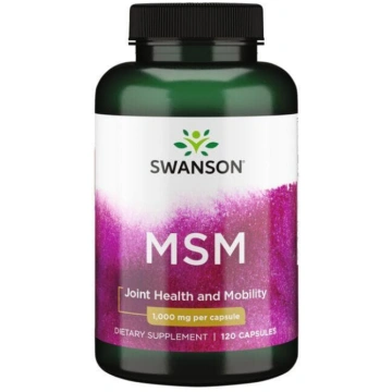 MSM - locītavām - 1000 mg - N120 - Swanson