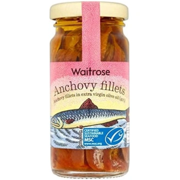 Waitrose Anšovu filejas Extra Virgin olīveļļā 100g