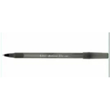 Lodīšu pildspalva BIC ROUND STIC 1.0 mm melna — lo