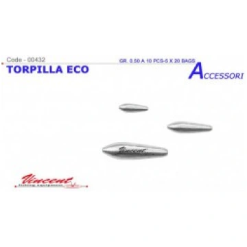 Vincent torpilla piombo eco gr 2,75