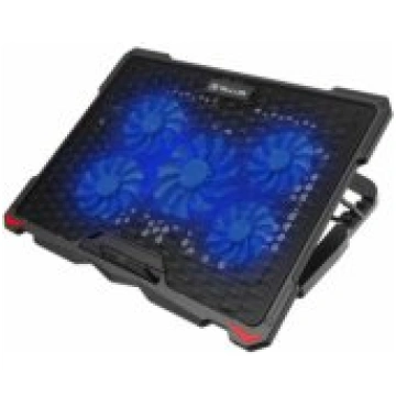 Tellur Cooling pad Basic 17, 5 fans, LED, Black dz