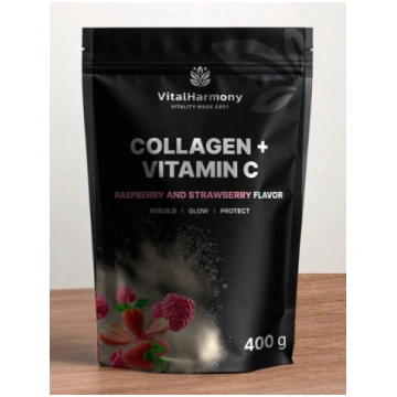 Kolagēns + C vitamīns ar Zemeņu&Aveņu garšu