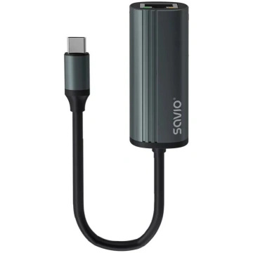 Tīkla adapteris SAVIO AK-56 USB-C 3.1 Gen 1 uz RJ-