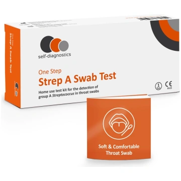 self-diagnostics Strep A Test - Streptococcus rīkl