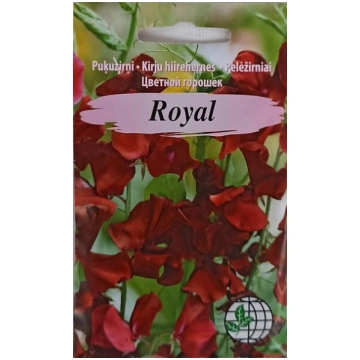 Puķu zirņi Royal, sarkani, Agrimatco