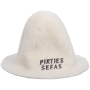 Pirts cepure - PIRTIES ŠEFAS, balta