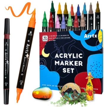 Acrylic Marker Pens ARRTX, 32 Colours | LC302802