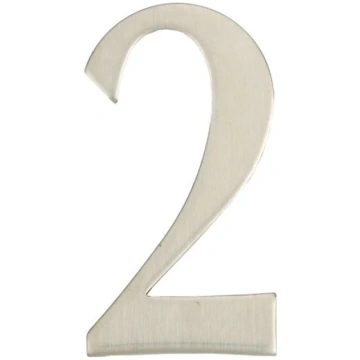 Durvju numurs "2" Haushalt SS-2, 6.18 cm x 3.35 cm