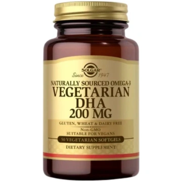Solgar SOLGAR Omega-3 veģetārais DHA 200 mg - 50 k