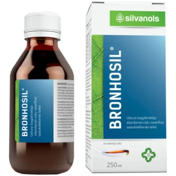 BRONHOSIL balzams 250 ml SILVANOLS