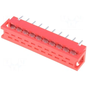 Wire-board | adapter | PIN: 20 | IDC,THT | on PCBs