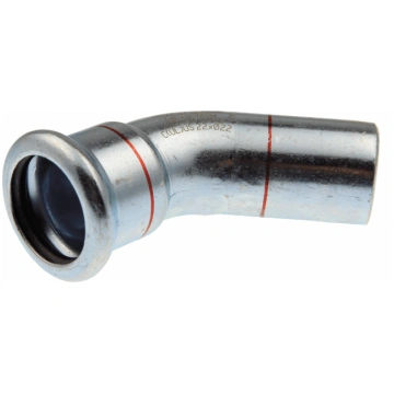 Karbona līkums 45° 35x35 i-ā (Steel) KAN-therm 620