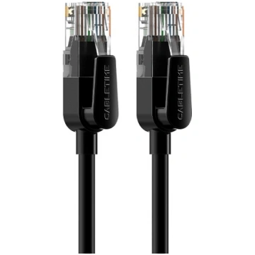 Melns Cat6 UTP Tīkla Kabelis 20m Cabletime