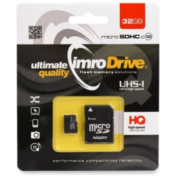 Atmiņas karte Imro microSD 32GB Class 10 with adap