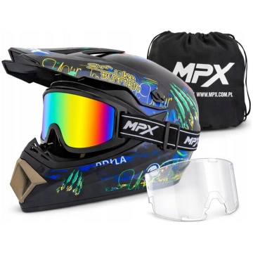 Pilna aizsargķivere BMX S izmērs 55-56 cm + aizsar