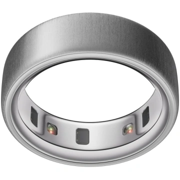 Oura Ring 4 viedais gredzens, matēts sudrabs - 9