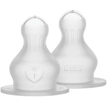 Bibs Silikona pudelītes knupīši, ātra plūsma, 2 ga