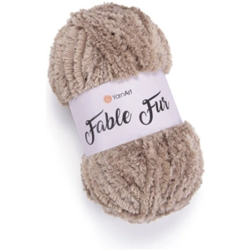 Adīšanas dzija YarnArt Fable Fur 100g, krāsa 968