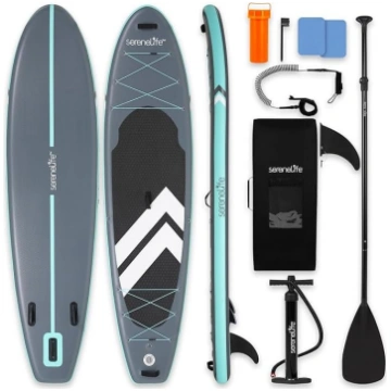 SereneLife Stand Up Paddling Board Aufblasbar, SUP