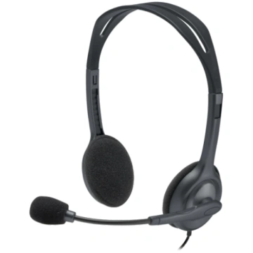 Logitech H111 Stereo Wired Headset, 3.5mm jack, Bl