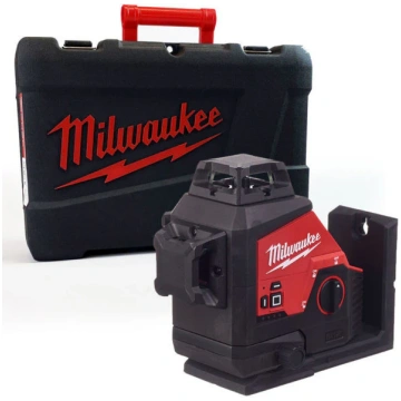 Milwaukee M123PL-0C 3-Line Green Laser Level