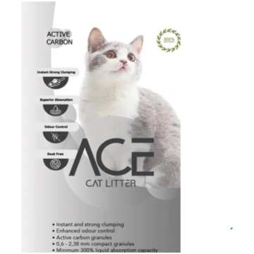 ACE Carbon Active CAT LITTER 5 L - cementējošās sm
