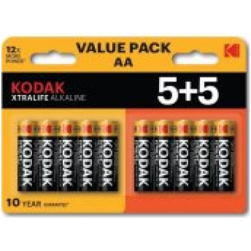 Kodak XTRALIFE Alkaline AA/ LR6 10pcs Baterijas 2_