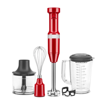 KitchenAid, sarkana - Rokas blenderis, 5KHBV83EER