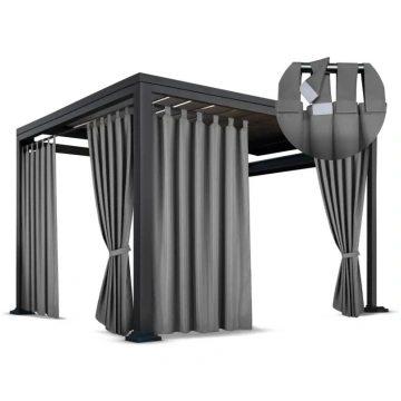 Paviljona aizkari ZMOK-02, 155 x 190 cm, grafīta k