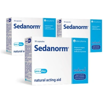3x Sedanorm, 30 kapsulas – 3 mēnešu kurss