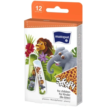 MATOPAT SAFARI plāksteri bērniem, 12 gab. Higienas