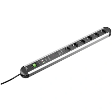 Bachmann PRIMO socket strip 6x earthing contact, F