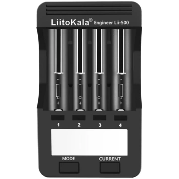 LiitoKala Lii-500 18650 akumulatoru lādētājs, AA a