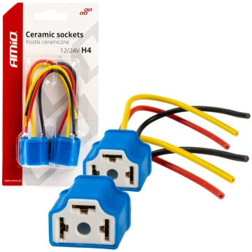 Spuldzes ligzda 2 pcs H4 AMiO