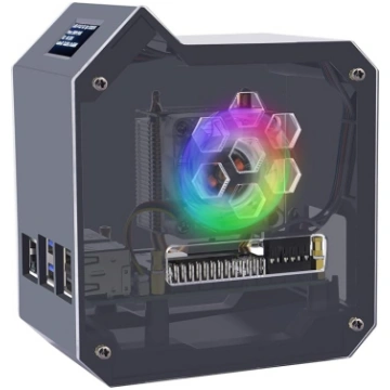 GeeekPi Mini Tower komplekts Raspberry Pi 5, ABS k