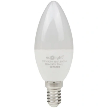 Led spuldze SVECE E14 7W 3000K 630lm Metroled