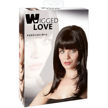 Sieviešu parūka Wigged Love, melns
