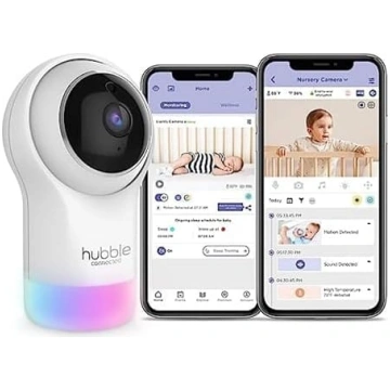 „Hubble Connected Nursery Pal Glow“ bērnu novēroša