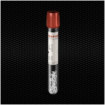 VACUTEST 16x100 mm asp. 8,5 ml ar granulām + tromb