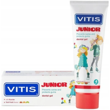 Zobu pasta VITIS Junior Tutti Frutti, 75 ml