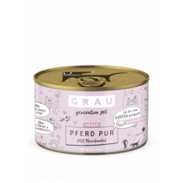 GRAU Pferd Pur 200g - Monoproteīns, pieaugušajiem 