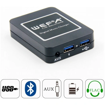 WEFA 16BT, USB/Bluetooth adapteris 8pin Renault