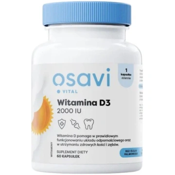 Osavi OSAVI D3 vitamīns 2000 IU - 60 kapsulas